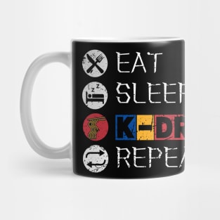 Eat Sleep K-Drama Repeat Mug